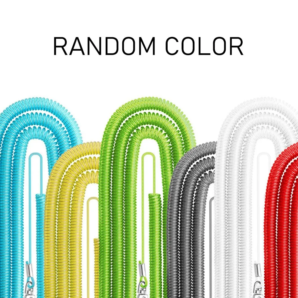 

Retractable Spring Elastic Rope Coiled Security Gear Anti-Lost Fishing Lanyards Camping Anti-lost Phone For Outdoor Hiking