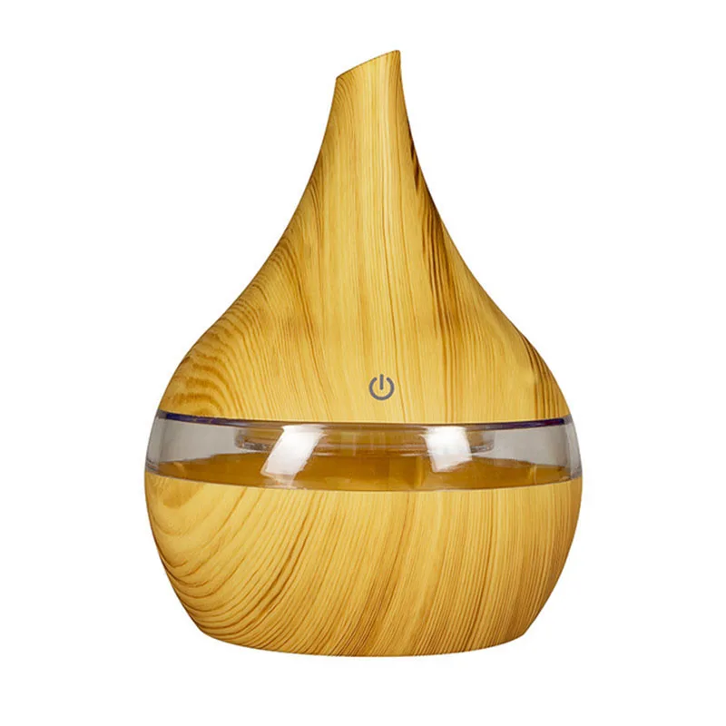 300 мл USB Электрический арома-диффузор деревянный ультразвуковой увлажнитель