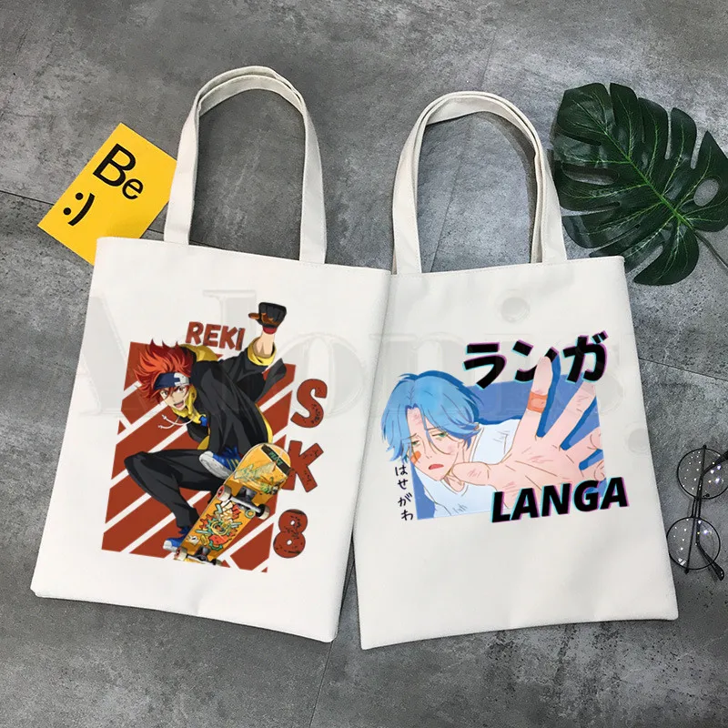 

SK8 the Infinity Reki SK EIGHT Skateboard Boy Handbags Shoulder Bags Casual Shopping Girls Handbag Women Elegant Canvas Bag