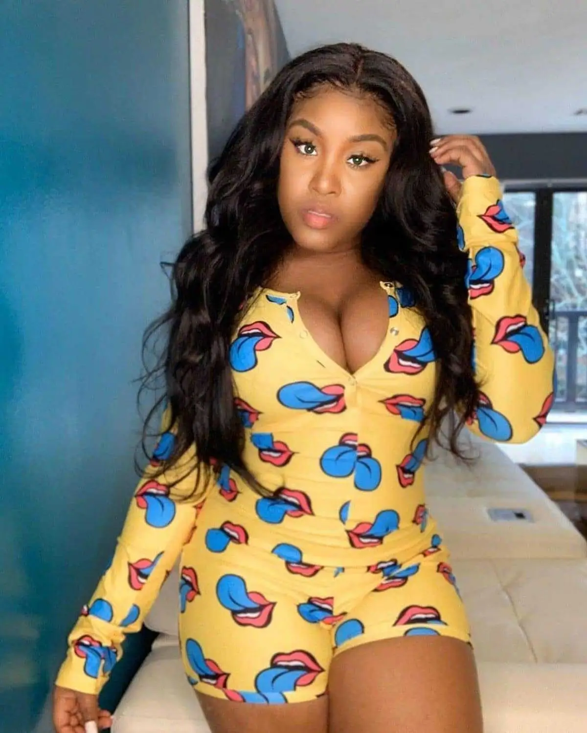 Coolhappy пикантные Для женщин сексуальное нижнее белье с глубоким v образным вырезом