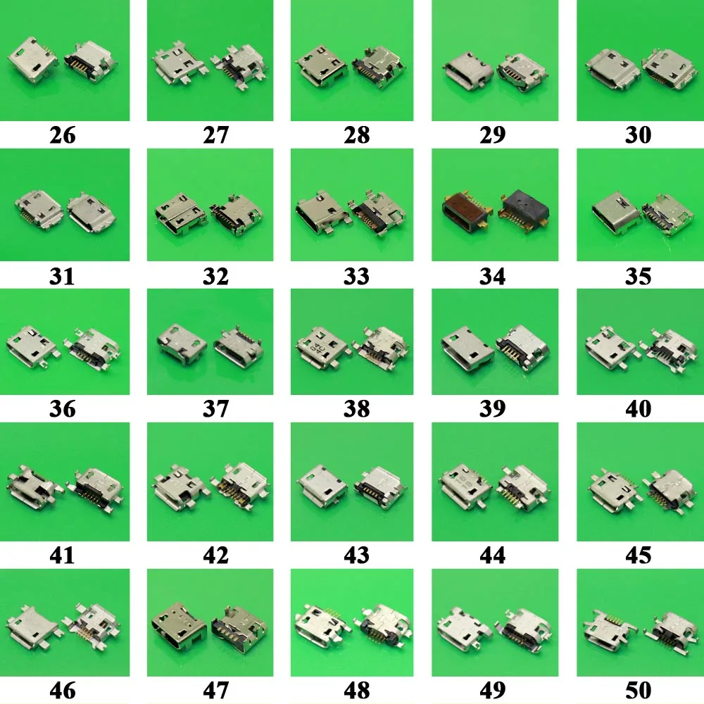 Модель 100 разъем micro usb мини 5 контактный набор для mp3 lenovo zte MOTO huawei samsung sony xiaomi