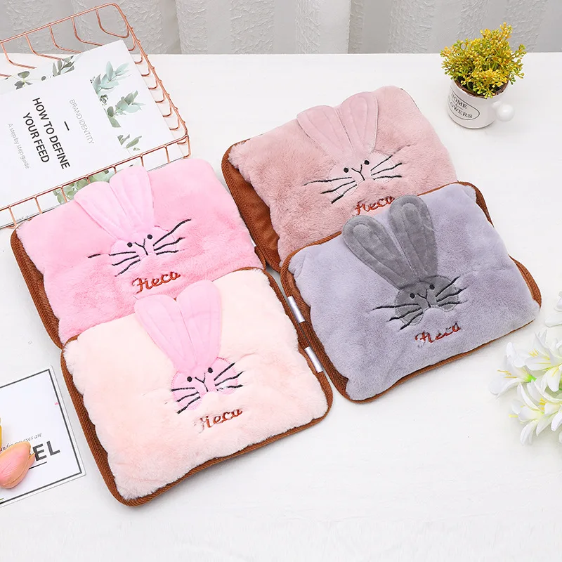 Saim кролик грелка для рук сумка перезаряжаемая электрическая горячей воды Милая