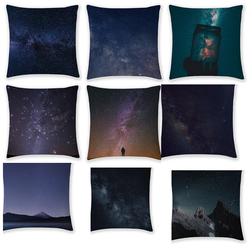 

2021Cushion cover landscape abstract decorative pillowcase 45*45 inch