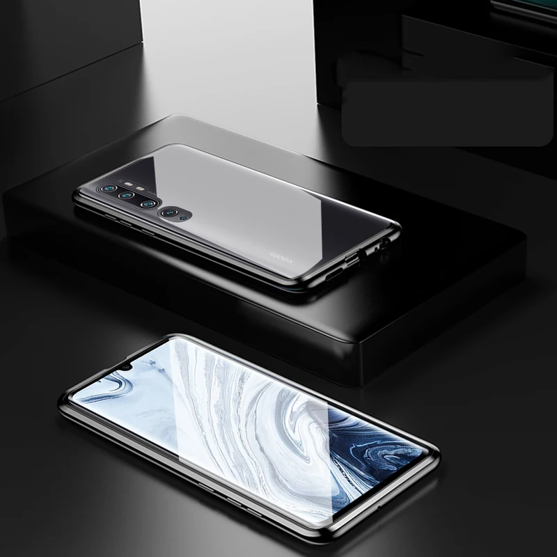 Металлический двусторонний чехол с магнитной адсорбцией для Xiao mi Red mi K20 Note 7 8 Pro 8 8A чехол для Xiaomi mi 9 Se 9T CC9 CC9E F1