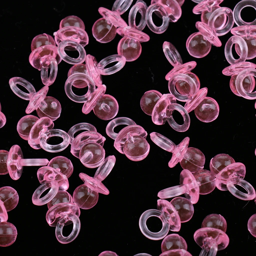 144 шт. мини душ соска очарование Таблица разброс пол раскрывает украшение партии |