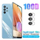 Гидрогелевая пленка samsun a32, Защитная пленка для переднего и заднего экрана samsung galaxy a32, a 32, galaxya32, 4g, стекло для камеры a32