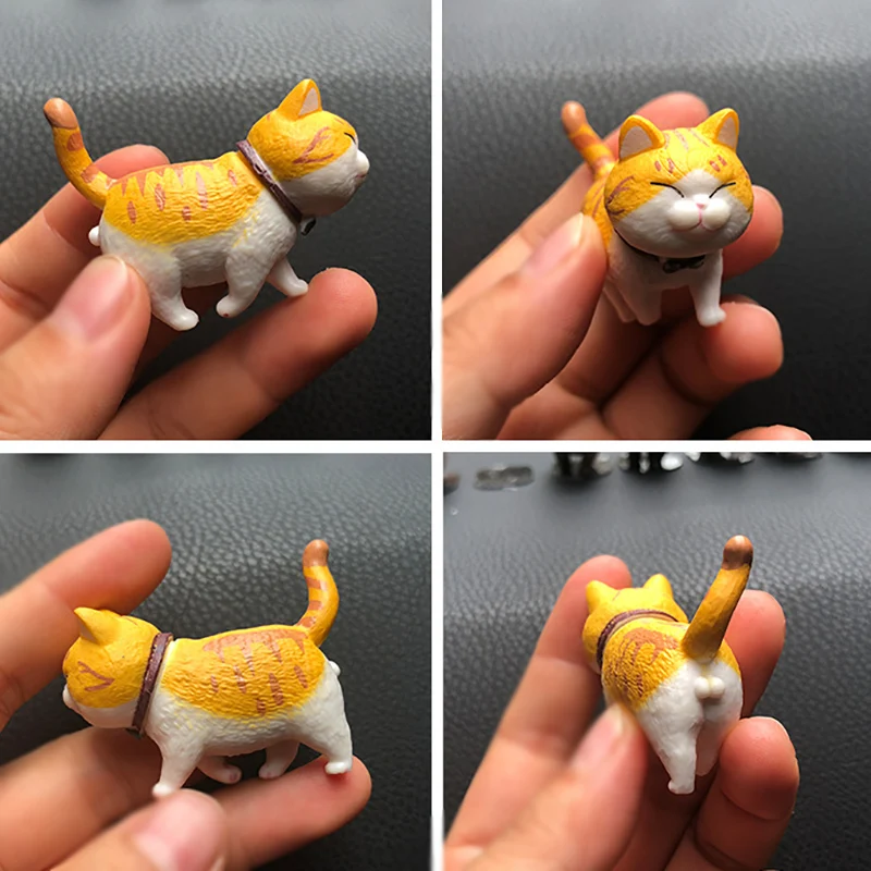 9 шт./компл. автомобиль игрушки для приборной панели мини кошка украшения