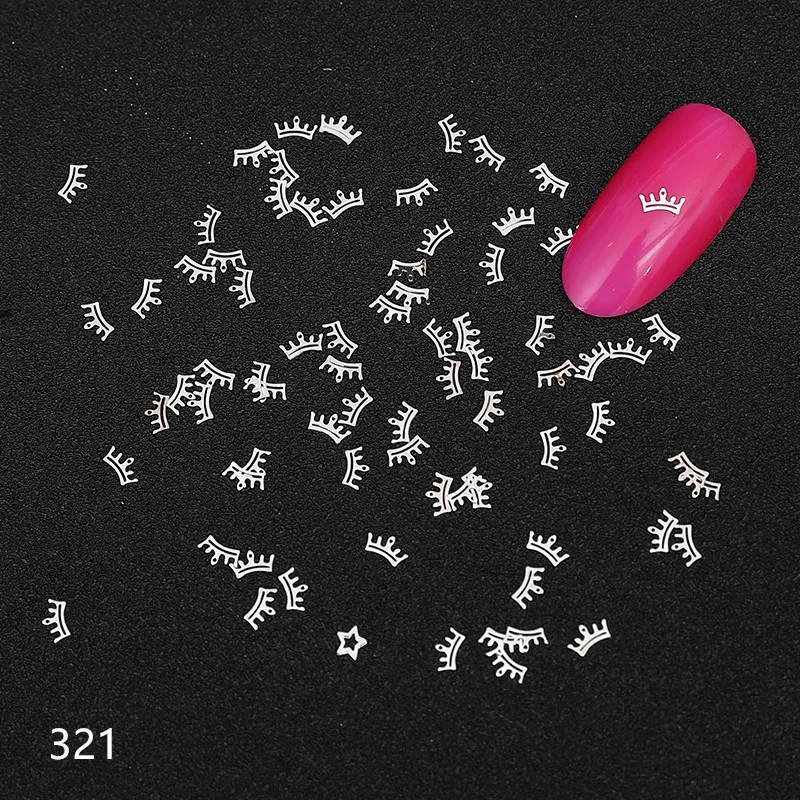 Полые серебряные розы стикеры 3D на ногти Nail Art сплав decals100шт/дизайн металлические подвески дизайн Советы Украшение аксессуаров