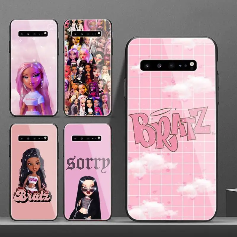 

0 Bratz Doll Phone Case Tempered Glass For Samsung S6 7 8 9 10 20 Plus Ultra Note8 9 10 10pro