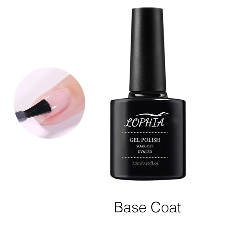 

LOPHIA Classic Black White Color Gel Nail Polish 7.5ML Soak Off UV Varnish Gel Paint Manicure Semi Permanent decoration Design