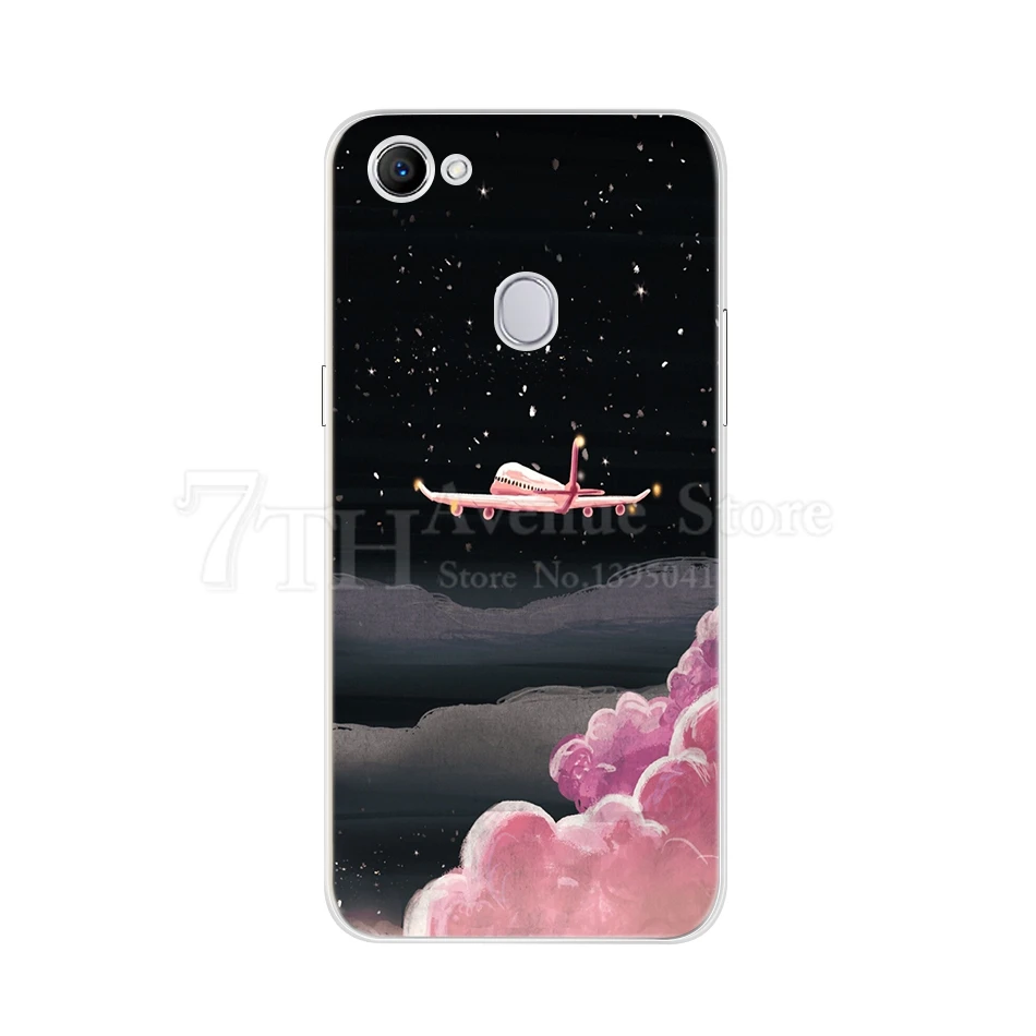 Чехол OPPOF7 для OPPO F7 задняя крышка 6 23 дюйма Мягкий Силиконовый ТПУ чехол телефона s F