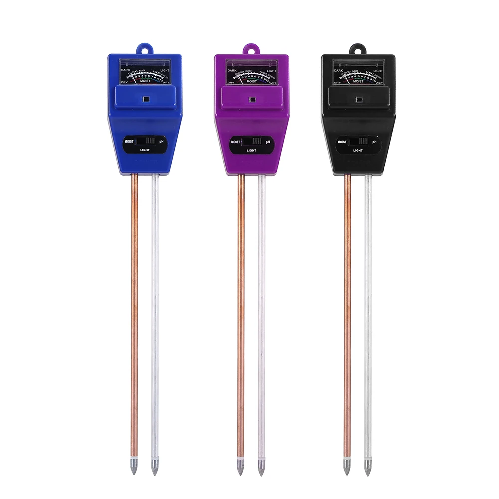 3 в 1 Цифровой тестер почвы влаги солнечного света рН метр для растений цветов