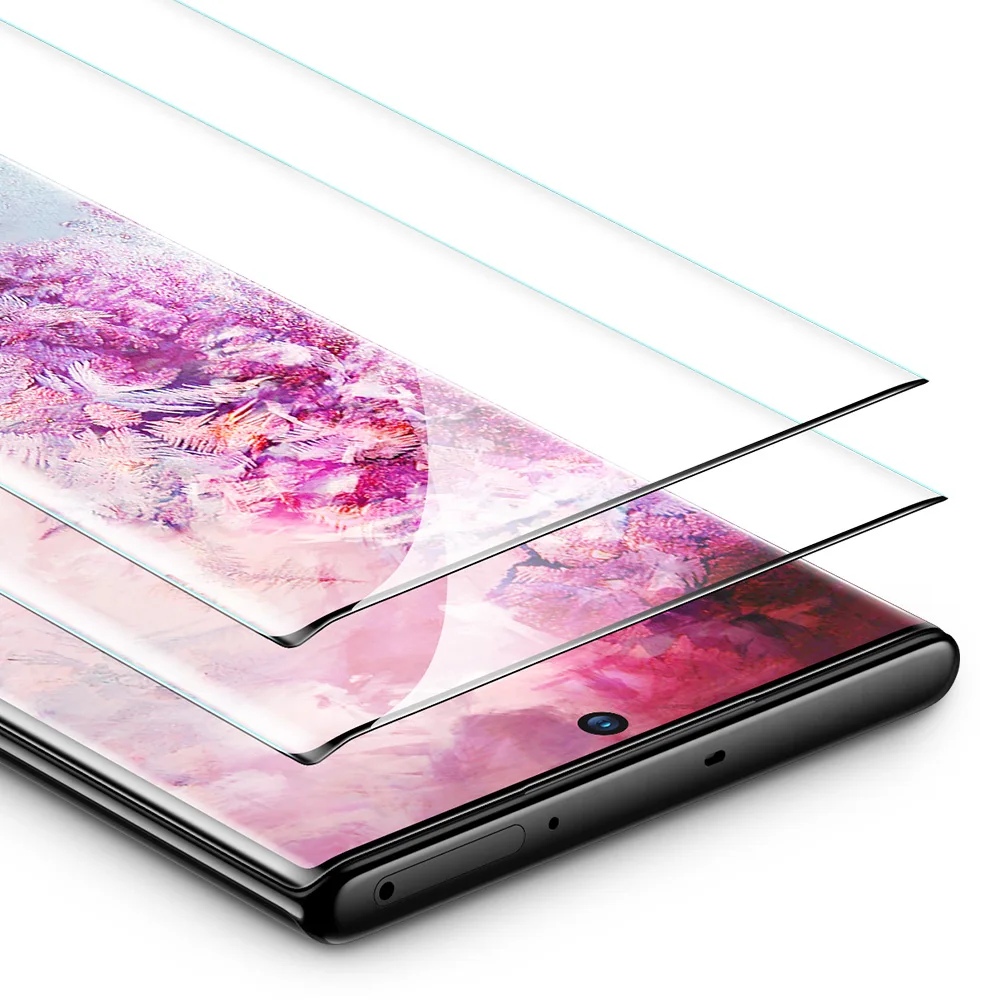 2 шт./лот ESR закаленное стекло для samsung Note 10 Note 10+ защита экрана полное покрытие стеклянная пленка для samsung Note 10 Plus 5G