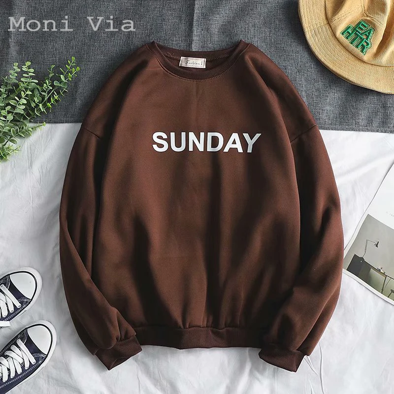 

Men's Autumn and Winter Long-Sleeved Sweater Character Round Neck Korean Trend Hoodie Plus Velvet Bottoming Top Male's Clothing