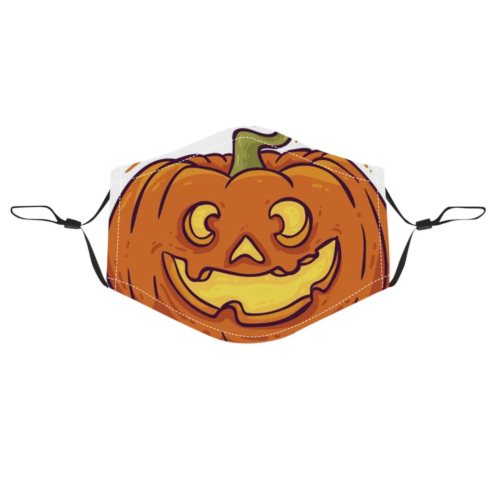 Многоразовая маска для вечерние с изображением тыквы призрака взрослых