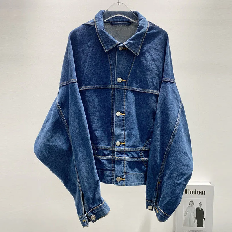 Уличная мода ленивый большой профиль два ряда металлическая пряжка потертая