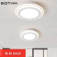 botimi modern round led ceiling lights for corridor square cloakroom entrance hall light small white store room lighting fixture