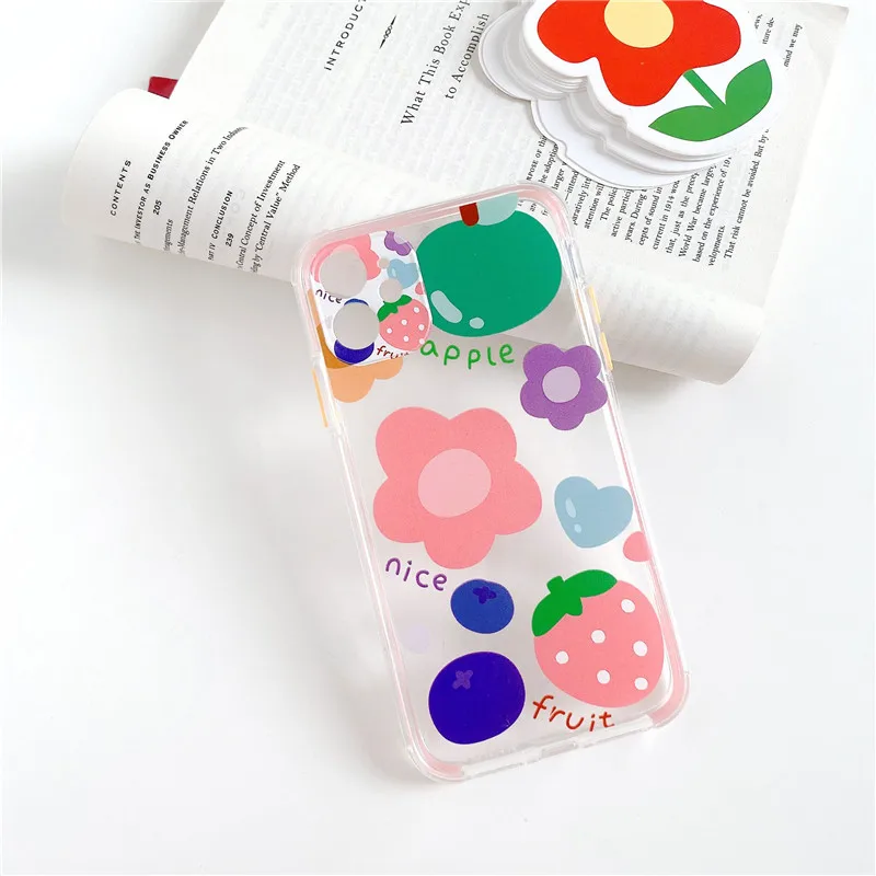 Милый чехол для телефона с цветами iphone se 2020 11 Pro Max 7 8 plus X XR XS задняя крышка защита