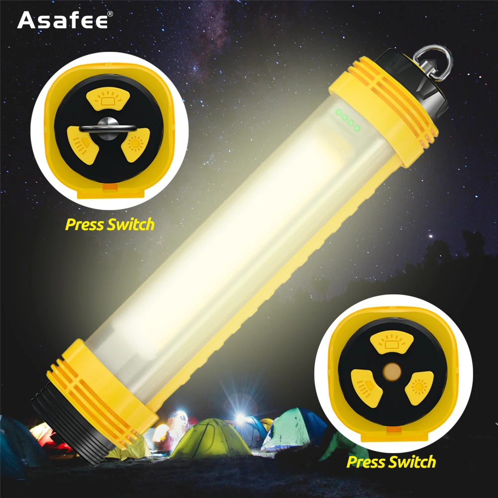 Super Bright Portable Lanterns XPG+COB Work Light USB Rechargeable With Built-in Battery Waterproof Warning Zoom 3 Modes | Лампы и