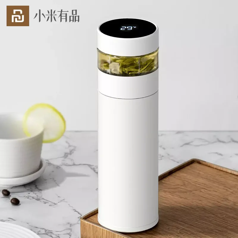 

Умный термос Youpin Quange, Термокружка Из Нержавеющей Стали для кофе, чая, для дома, путешествий, офиса