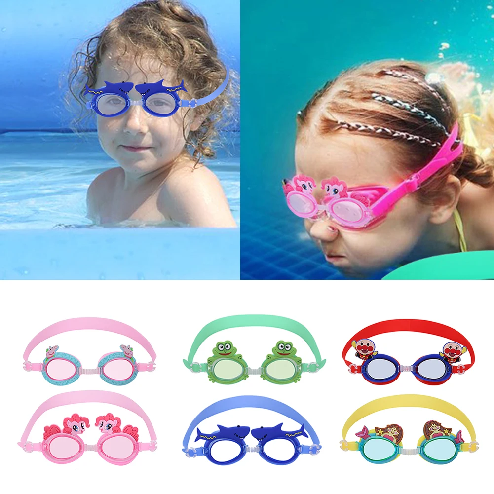 Профессиональные защитные детские очки для плавания милые водонепроницаемые