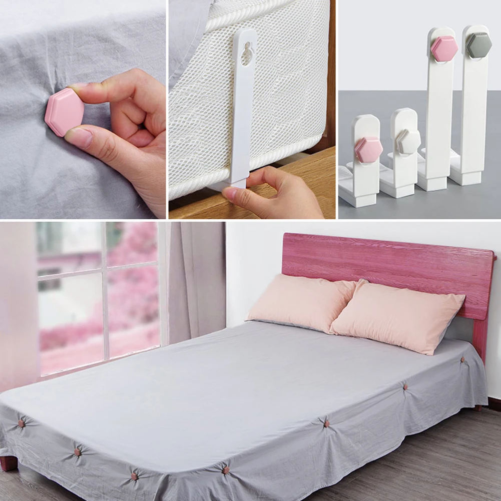 4pcs/set Bed Sheet Clip Slip-Resistant Fixing Holders Clamps Mattress Fasteners Holder Coverlet | Дом и сад