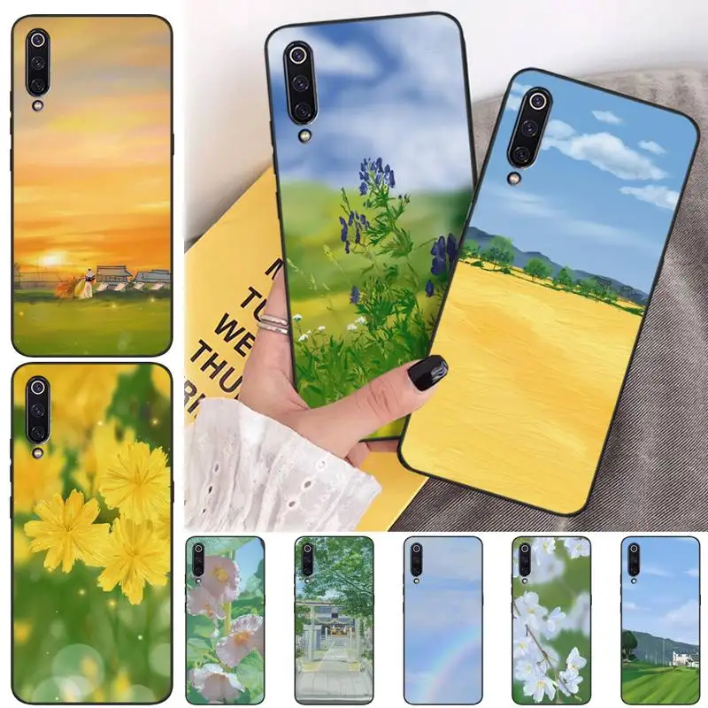 

Small Fresh And Beautiful Scenery Phone Case For Xiaomi Mi Cc Note 7 8 8t 8es 9 9se 9a 10 10t 11 F1 MAX 2 3 Pro Lite Ultra Funda