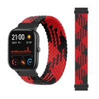 20mm 22mm braided solo loop for amazfit bip strap gts 2gtr 42mm 47mmgtr22estratos 23 bracelet watch for amazfit gts 2 mini