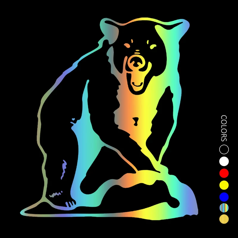 

30490# Various Sizes car sticker Bear Cub car decal waterproof stickers on car truck bumper rear window vinyl die cut no bg