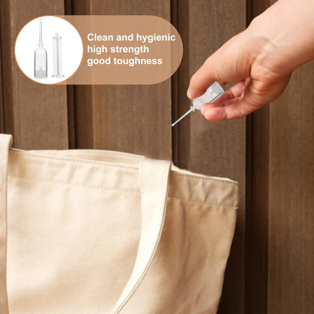 

1Set 5ml Mini Syringe Shaped Lotion Tubes Practical Reusable Bottle with Pullers