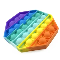 fidget toys stress reliver hexagon toy squishy push bubble relief fidget kid chind toy plate mat squeeze sensor