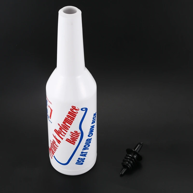 

Flair Bartender Bartending Practice Bar Pub Bottle Wine Cocktail Shaker - White