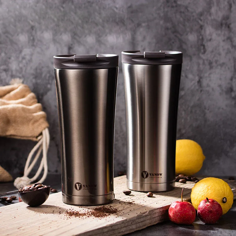 500 мл портативный термос для кофе из нержавеющей стали 316 кружка с двойными