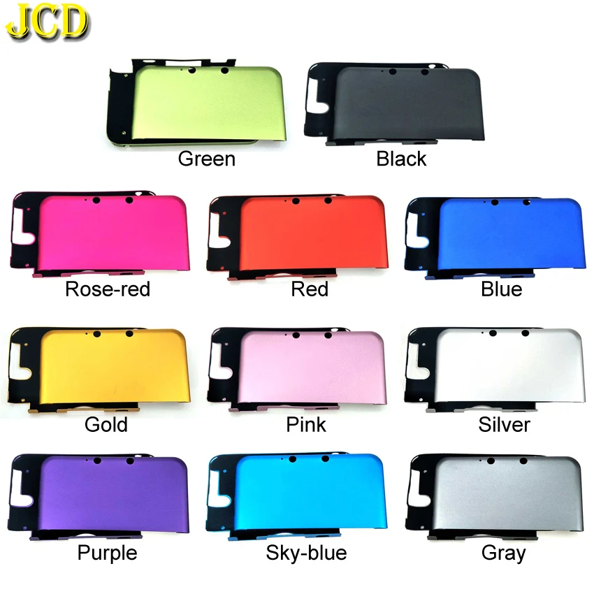 

JCD Aluminum shell Metal Hard Box Protective Case Front Back Cover for 3DS LL XL Console