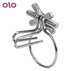 Регулируемый стимулятор пениса OLO, раздражение, уретральные расширители, катетеры, звуки, пробка пениса из нержавеющей стали, интимные игрушки для мужчин и геев