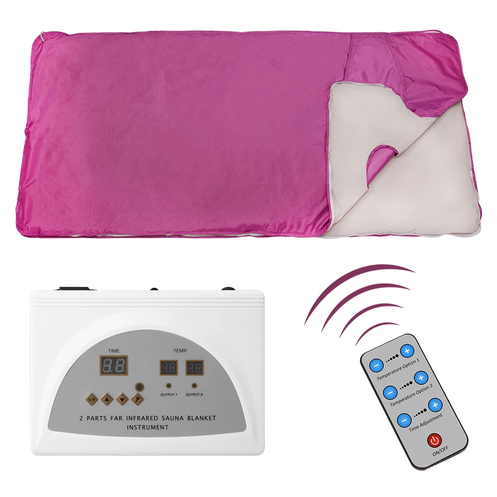 Дальнее одеяло для инфракрасной сауны 2 зоны потеря веса детоксикация терапия FIR