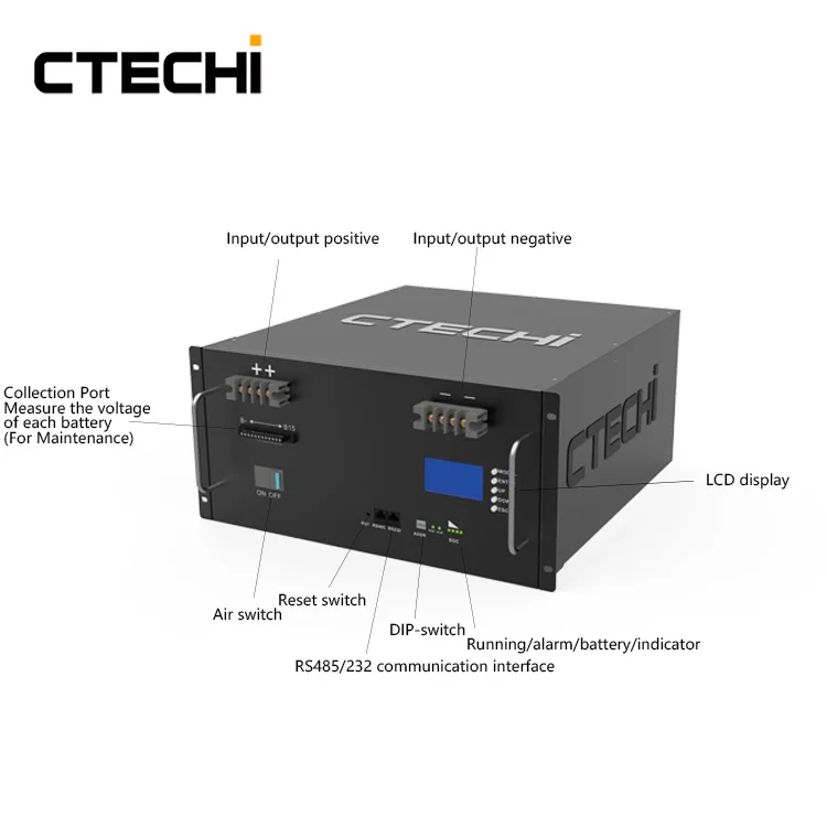 

Professional 100AH Rechargeable Lithium Ion Battery Pack 16S 48V Telecom Base Station Lifepo4 Batteries Module