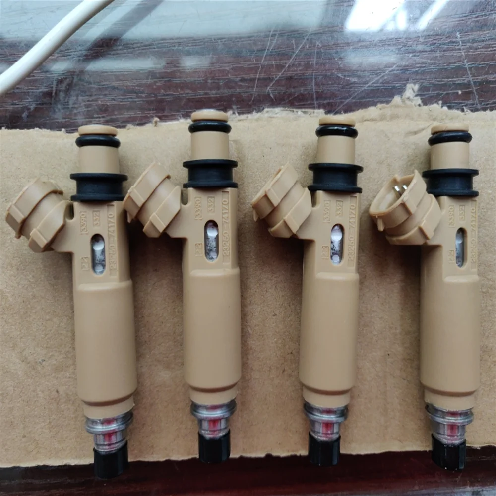 

4pieces 23250-74170 23209-74170 Fuel Injector Nozzle for Toyota-Avensis RAV4 Camry/Vista Corona Townace/Liteace Carina FF ED Cad