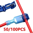 Разъемы для электрических кабелей, водонепроницаемые, 100 шт.фиксатор соединения шт.