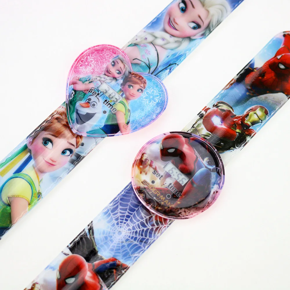 Часы Детские с мультяшным рисунком электронные наручные для мальчиков и девочек