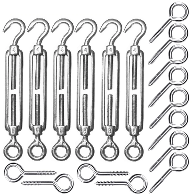 18 шт. комплект из нержавеющей стали с вертушкой M4 Натяжной фильтр тросом и M5 65 мм
