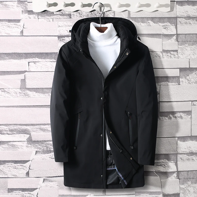 

2019 new winter new style liner long men's down jacket