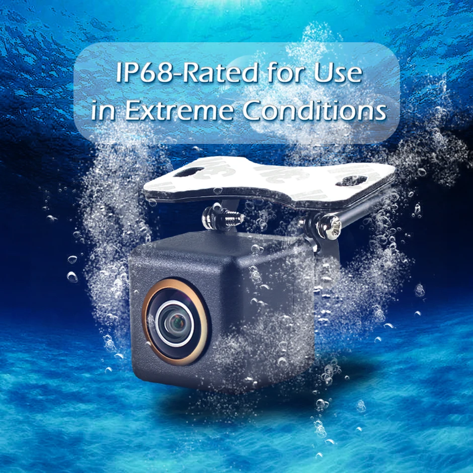 AHD/CVBS 1080P Waterproof 4Pin Golden Fisheye Lens Car Reverse Backup Rear View Camera For Vehicle Android DVD AHD Monitor | Автомобили и