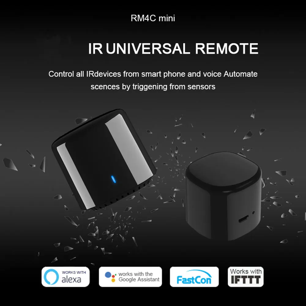 Broadlink RM4 Pro RM4C Mini 2020 Универсальный Интеллектуальный пульт дистанционного