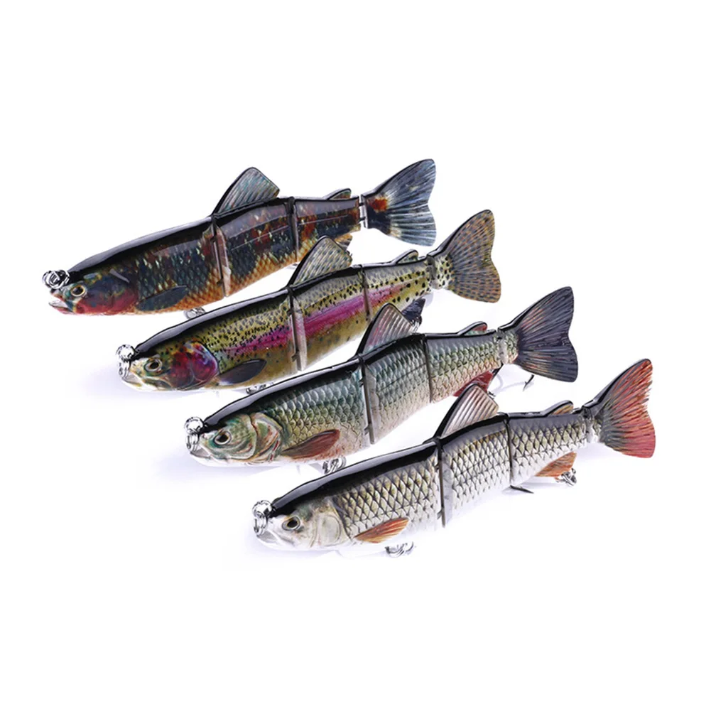 

4 Segment Bionic bait Swimbait Hook Plastic 16cm Artificial Multi-joint