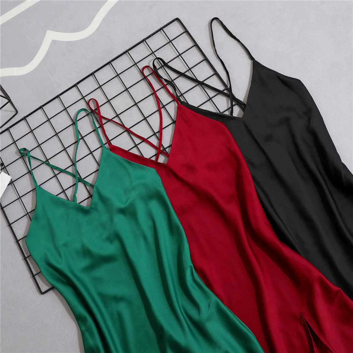 V Neck женский халат для спальни с v образным вырезом пижама без рукавов летняя