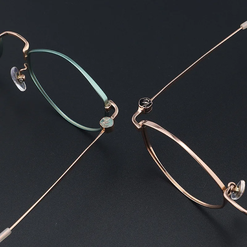 Мужские очки MUZZ из чистого титана оправа для женщин и мужчин ультралегкие