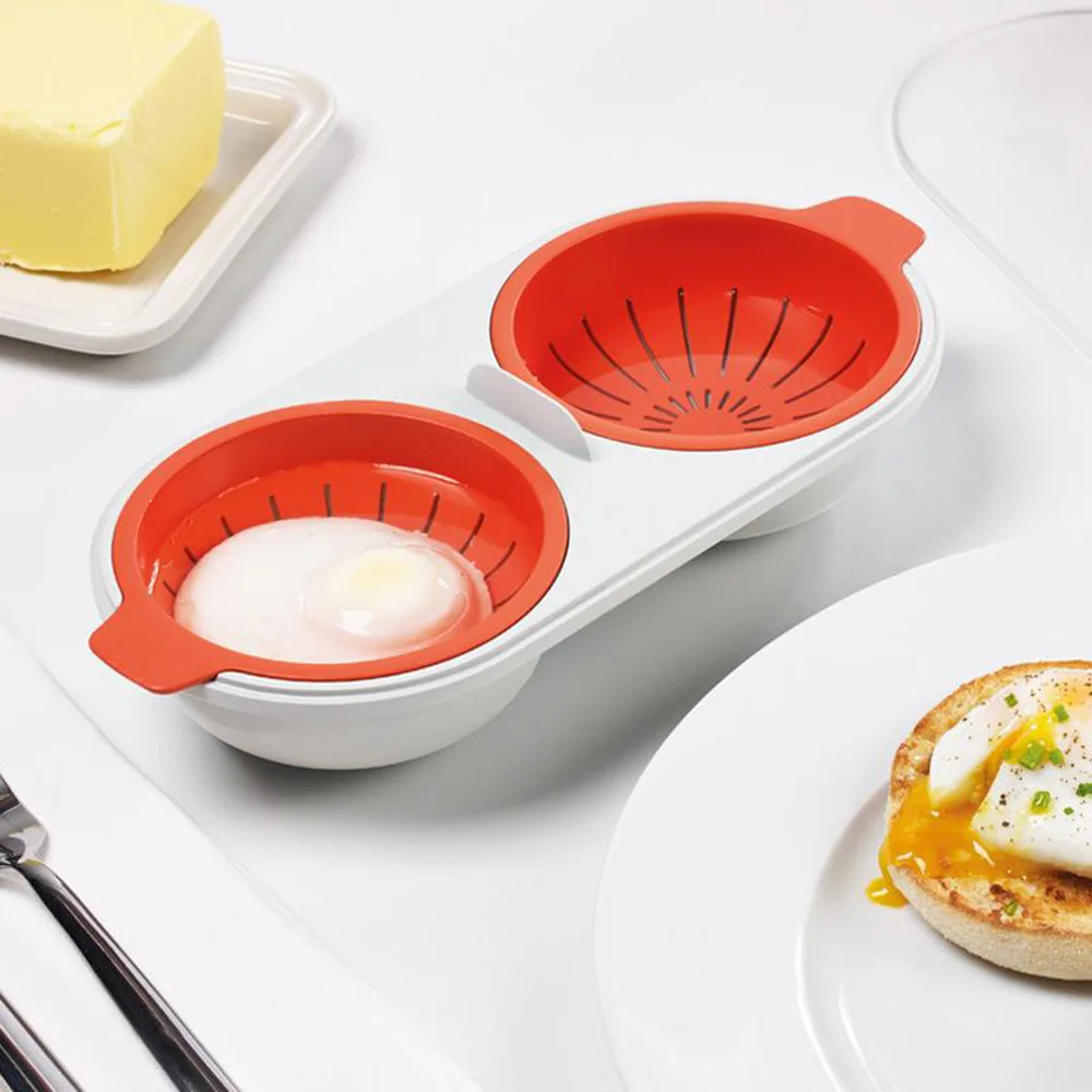 Фото Новинка креативная посуда для яиц пищевых продуктов котел с двойной чашкой