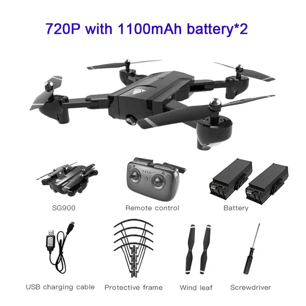 SG900 4K Дрон двойная камера HD 22mins полёт Профессиональный FPV RC gps Дрон фиксированная точка высота удержания Дрон VS gps SG900S - Цвет: SET 22