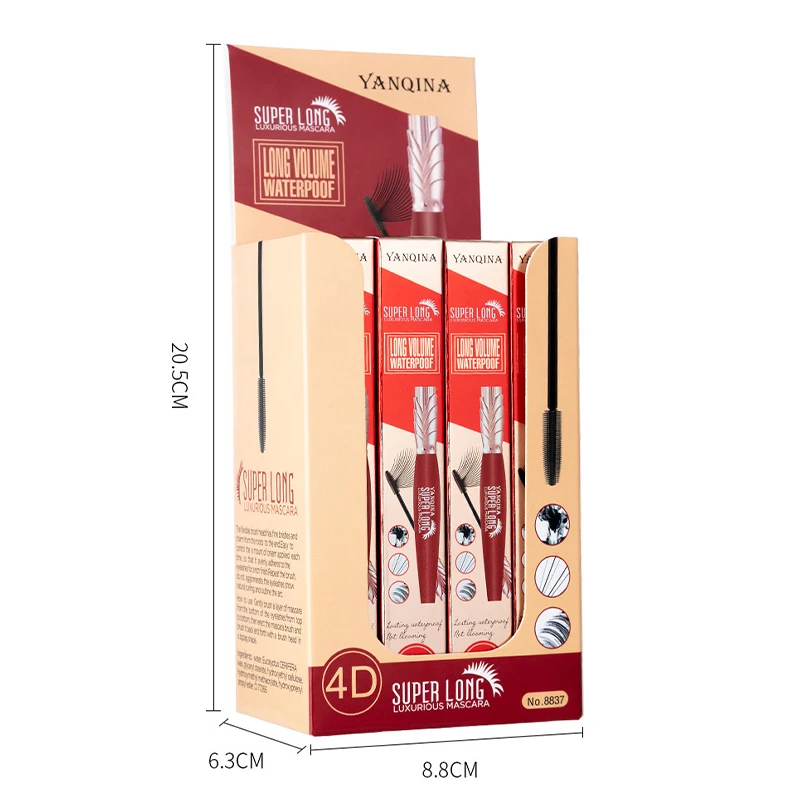 

Eyelash Mascara Sweat-proof Mascara Long-lasting Waterproof Smudge-proof Curling Dense Mascara Eye-makeup